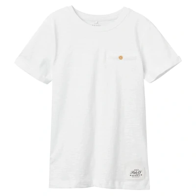 Afbeelding van Name it Tshirt print voor kinderen, Maat: 158/164, Bright white