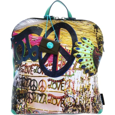 Afbeelding van Gabs Leren Vrije tijd Rugzak Brigitte Trip Backpack Love Ibiza Kleurrijke