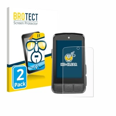 Afbeelding van BROTECT Screenprotector voor Wahoo Elemnt Bolt 3 Folie Beschermfolie transparant (2 Stuks)