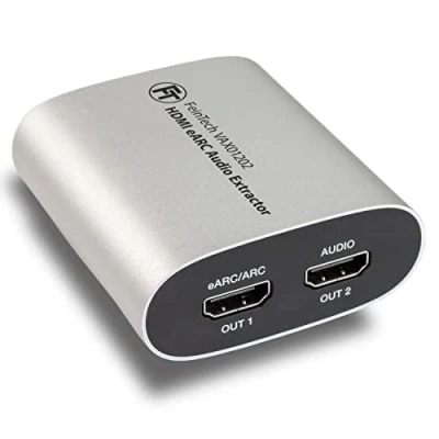 Afbeelding van FeinTech VAX01202 HDMI eARC Audio Extractor Splitter 1x2 voor Moderne TV levert Dolby Atmos TrueHD DTS HD aan AV ontvanger