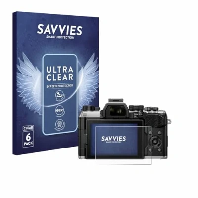 Afbeelding van Savvies Screenprotector voor Olympus OM System 5 Mark II Folie Beschermfolie transparant (6 Stuks)