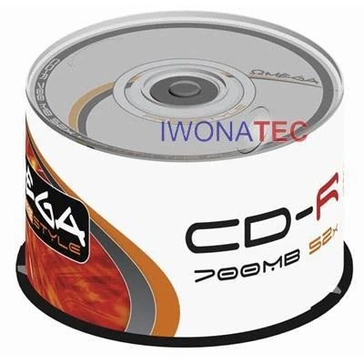 Afbeelding van CD R 80 Min/700 MB OMEGA Freestyle 52x Speed Cakebox 50 Stuks
