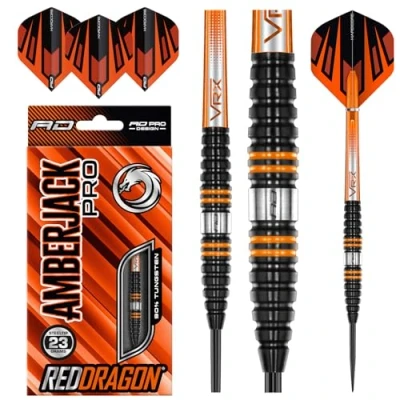 Afbeelding van RED DRAGON Amberjack Pro 2: Steeltip Tungsten Dartpijlen Professioneel 23 gram