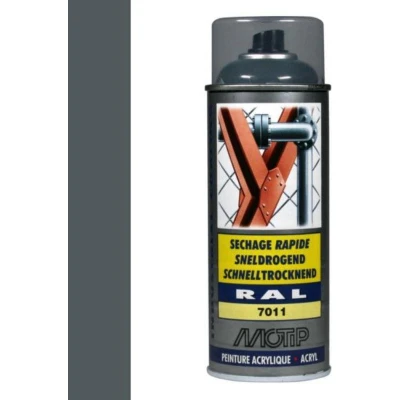 Afbeelding van Motip industrial lak ral 400 ml, 7011 staalgrijs, spuitbus