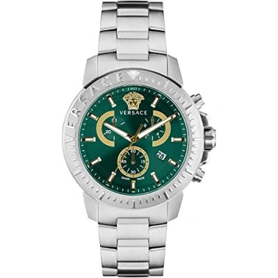 Afbeelding van Versace VE2E00821 horloge mannen Roestvrij Staal zilver