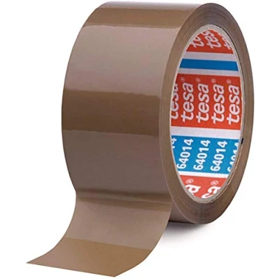 Afbeelding van tesa 64014 plakband pakkettape verpakkingstape 66m x 50mm (72 rollen, bruin)