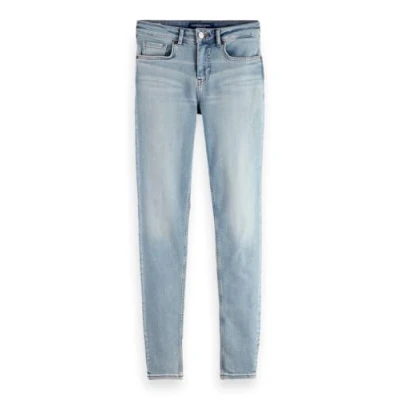 Afbeelding van Scotch &amp; Soda Core Bohemienne Mid Rise Skinny Blue Mind Jeans voor dames, 7632, 28W x 34L