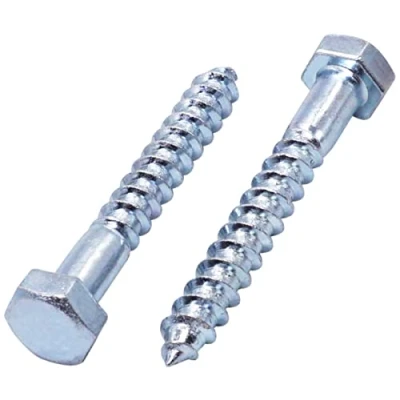 Afbeelding van SKIR&#039;CO (15 stuks) DIN 571 verzinkt staal zeshoek kop houtschroeven M8 x 70 mm, bus schroeven, zeskantschroef, vertragingsbouten