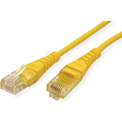 Afbeelding van Netwerkkabel Cat5e U/UTP 2 meter (100% koper, Geel)