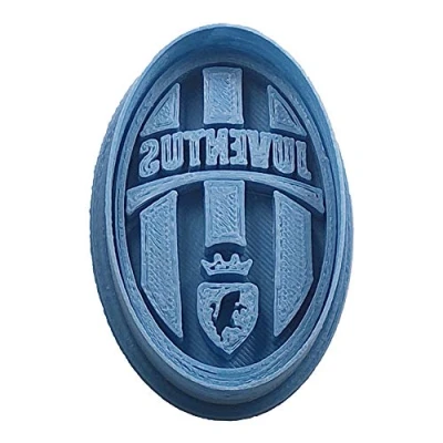 Afbeelding van Cuticuter Juventus Team voetbal uitsteekvorm, blauw, 8 x 7 1,5 cm