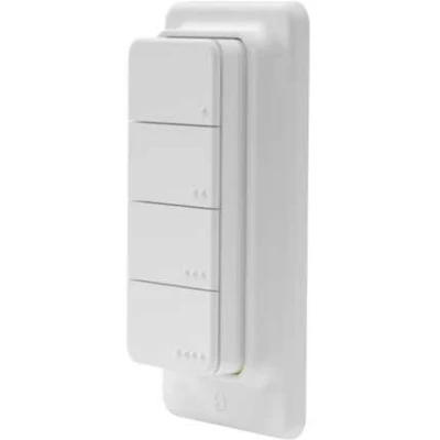 Afbeelding van Shelly BLU RC Button 4 Bluetooth afstandsbediening met magnetische houder, bedient verlichting en slimme apparaten, meerdere klikken, handig om mee te nemen gebruiken, iOS Android app