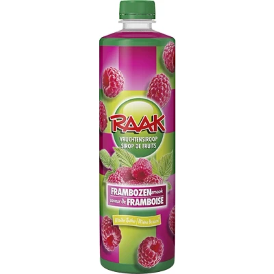 Afbeelding van Raak Vruchtensiroop Frambozen 75 cl