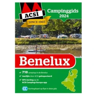 Afbeelding van Acsi Benelux Campinggids 2024 Kleurloos Reisboeken &amp; Kaarten