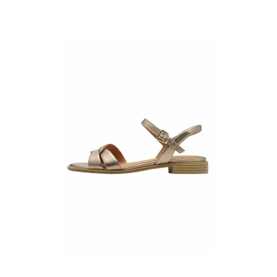 Afbeelding van Marco Tozzi Sandalen, Dames, Maat: 38, Rose metallic Leer