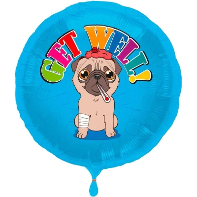 Afbeelding van Beterschap Get Well Folieballon 45cm