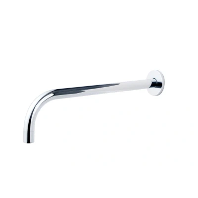 Afbeelding van Wiesbaden SLIM 18mm uitloop rond 30cm 1/2&#039;&#039; chroom