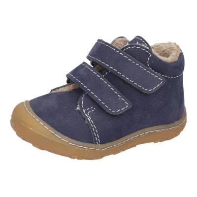 Afbeelding van RICOSTA Zuigelingen Laarzen CRUSTY,Schoenbreedte: Normaal (WMS),verwisselbaar voetbed,terracare,klittenband laarzen,laarzen,leder,Blauw (see / 170),22 EU