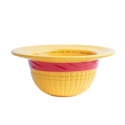 Afbeelding van Grupo Erik Bowl One Piece, Straw Hat Grote kom van keramiek ServeerKom 500 ml 20,2 x 8,7 cm