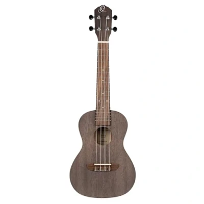 Afbeelding van Ortega RUCOAL L Earth Series concert Size Ukulele Coal Black linkshandige ukelele