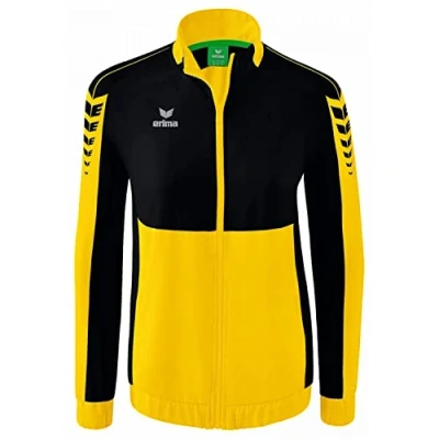 Afbeelding van Erima dames Six Wings presentatie jack (1012220), geel/zwart, 34