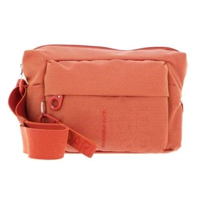 Afbeelding van MANDARINA DUCK Schoudertas MD20 Small Zip Crossover Marmalade Koraalrood