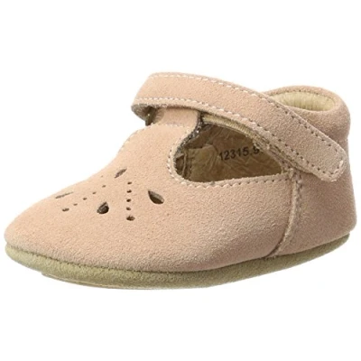 Afbeelding van Bisgaard Babymeisjes Bloom kruipschoenen, Roze 12 Perzik, 19 EU
