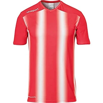 Afbeelding van Uhlsport Stripe 2.0 Shirt Korte Mouw Kinderen Rood / Wit Maat: 164