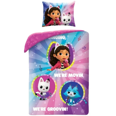 Afbeelding van Gabby&#039;s Dollhouse Dekbedovertrek grooving 140 x 200 cm Polyester