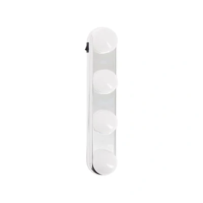 Afbeelding van Xanlite ECM200PW spiegellamp, led, batterijen, 200 lumen, bevestigingsmodus met zuignappen (meegeleverd), schroeven (niet inbegrepen) kleur neutraal wit
