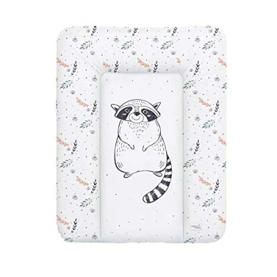 Afbeelding van Ceba Baby Aankleedkussen, zachte aankleedmat voor baby&#039;s, afwasbaar, 50 x 70 cm, Raccoon