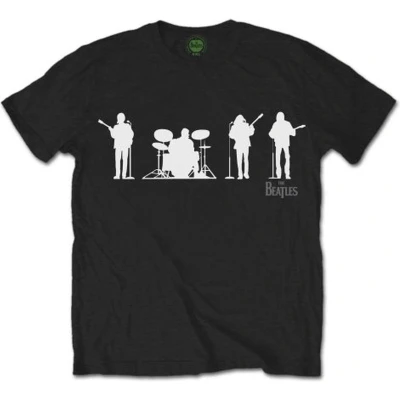 Afbeelding van The Beatles Saville Row Line Up Heren T shirt L Zwart
