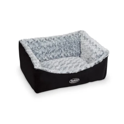 Afbeelding van Nobby Comfort Vierkant Bed Arusha, 45 x 40 18 cm, Zwart