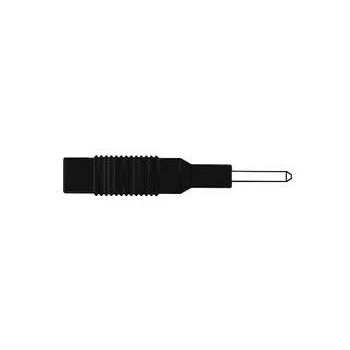 Afbeelding van INJECTION MOULDED ADAPTER PLUG 2mm TO 4mm / BLACK (MZS 2) Hirschmann