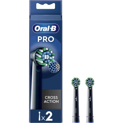 Afbeelding van tandenborstels Pro CrossAction zwart 2st.