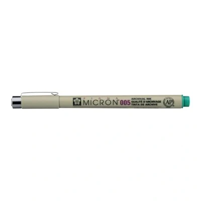 Afbeelding van Sakura Pigma Micron 0.20 mm Archival Ink Pen Groen