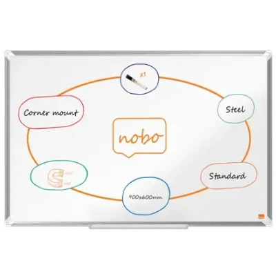 Afbeelding van Whiteboard Nobo Premium Plus 60x90cm staal