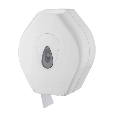 Afbeelding van PlastiQline maxi jumboroldispenser PQMaxiJ wit