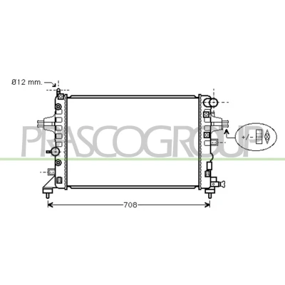 Afbeelding van Radiateur PRASCO OP410R001