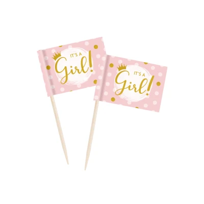 Afbeelding van It&#039;s A Girl Party Prikkers 50 stuks