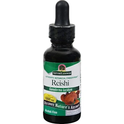 Afbeelding van Natures Answer Reishi extract 1:1 alcoholvrij 1000 mg 30 ml