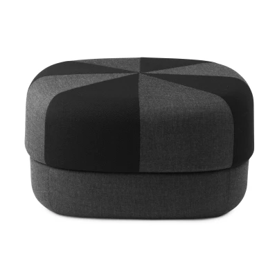 Afbeelding van Normann Copenhagen Circus Duo Poef Large Zwart