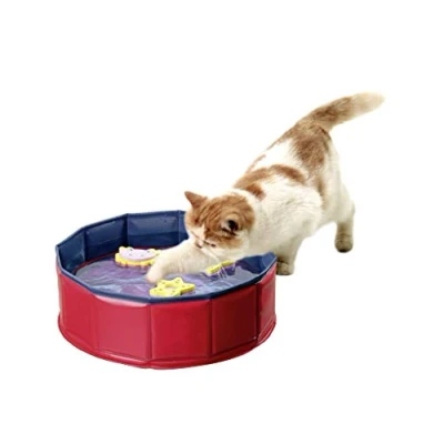 Afbeelding van Karlie Kitty Lake H: 10 cm ø: 30 blauw rood
