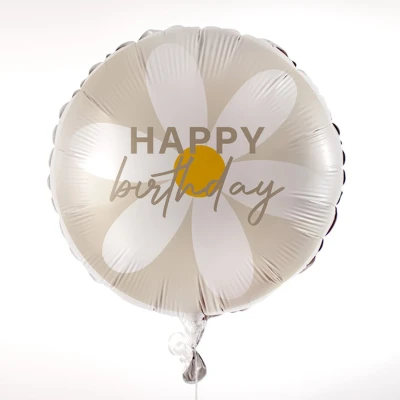Afbeelding van Ginger Ray Folieballon happy birthday Daisy&#039;s 45 cm