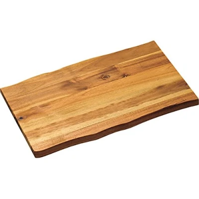 Afbeelding van Kesper Acacia Snij en Serveerplank, Bruin, 45 x 27 cm