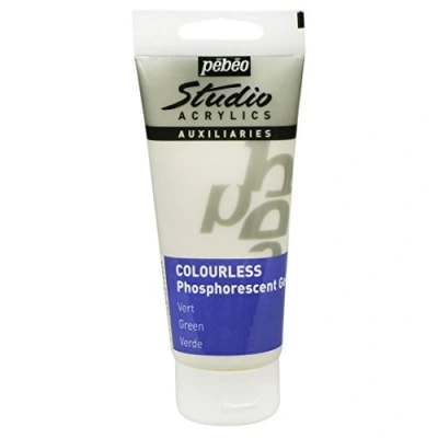 Afbeelding van PEBEO Studio Acrylics fosforescerende gel, kleurloos, 100 ml (pak van 1)