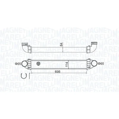Afbeelding van MAGNETI MARELLI 351319204210 Intercooler