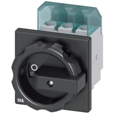 Afbeelding van Siemens 3LD2103 0TK51 3 polige 3Ld Schakelaar Disconnector, Wit