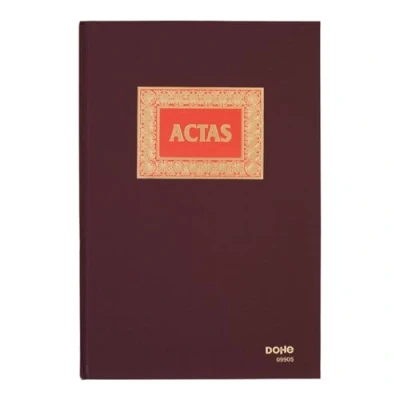 Afbeelding van Notulenboek DOHE 09905 100 Lakens Bordeaux A4