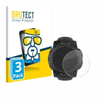 Afbeelding van BROTECT Screenprotector voor Garmin Instinct 3 Solar Tactical Edition (50 mm) Folie Beschermfolie Beschermglas transparant (3 Stuks)