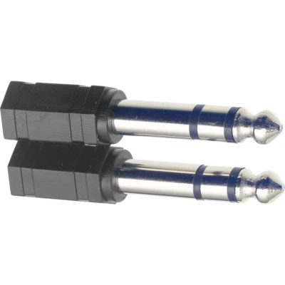 Afbeelding van Stagg AC PMSJFSH Verloop Mini Jack(F) Stereo Jack(m) (2 stuks)